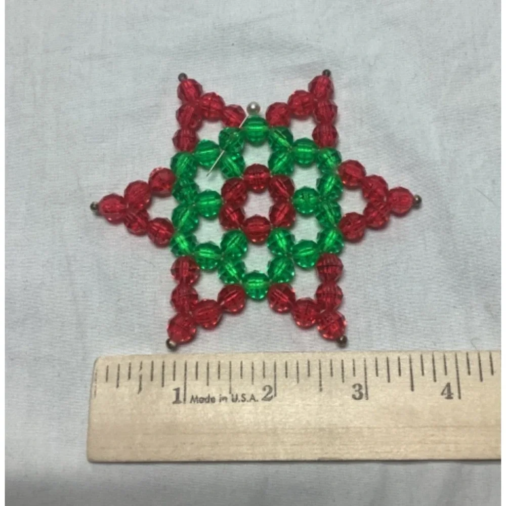 Handmade beaded christmas